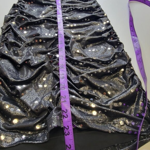 Mini Strapless Dress, Sequin Mini Dress, Party Dress - Size L - Picture 11 of 16